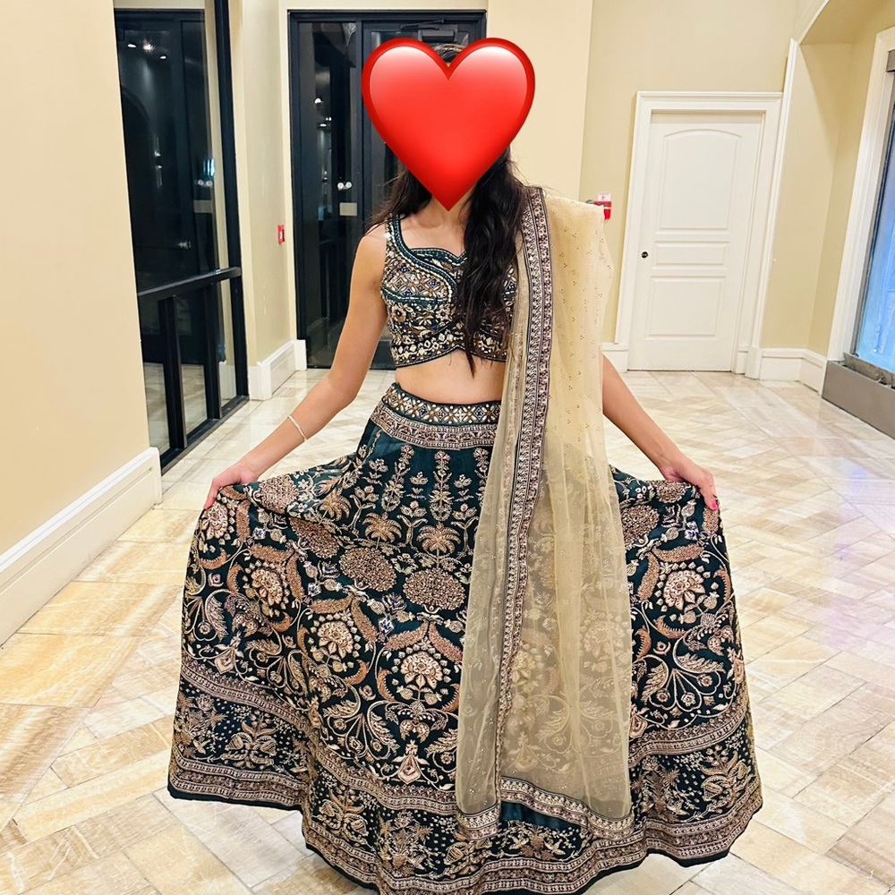 Stunning 3 Piece Show Stopper Indian Lengha